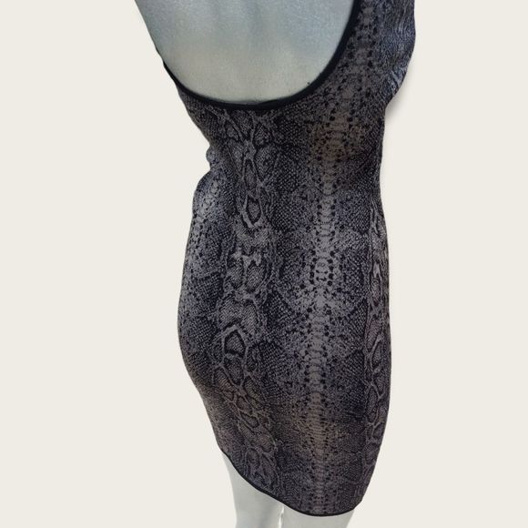 Guess Marciano Snake Print Bodycon Dress Small - Picture 6 of 8